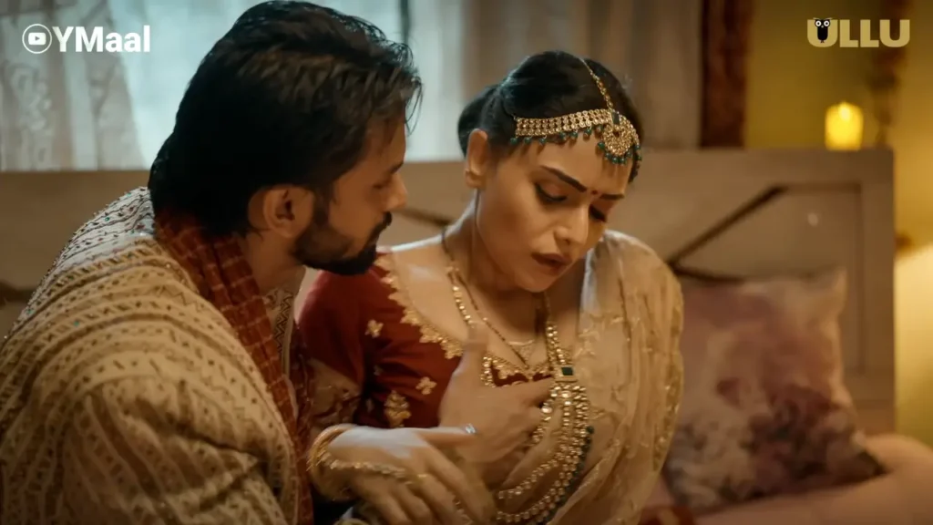 Naina Chhabra Boobs Pressed by her Newly Married Husbend on First Night  in Raju Ban Gaya Gentleman